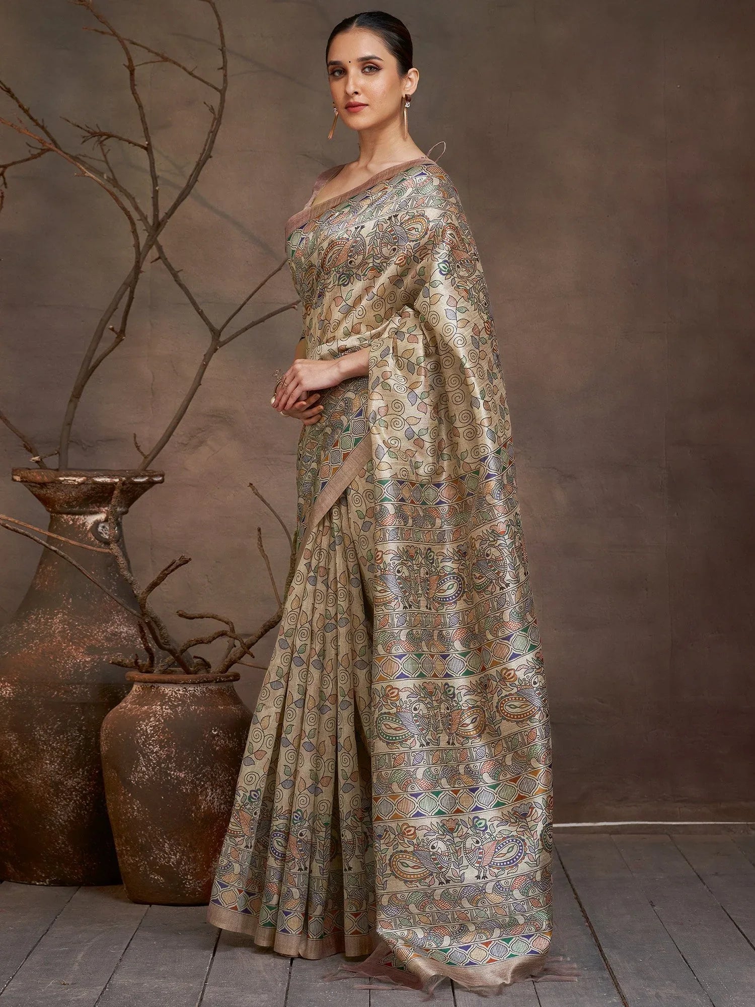 partywear designer saree for festive occasions