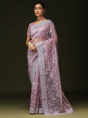 partywear designer saree for festive occasions
