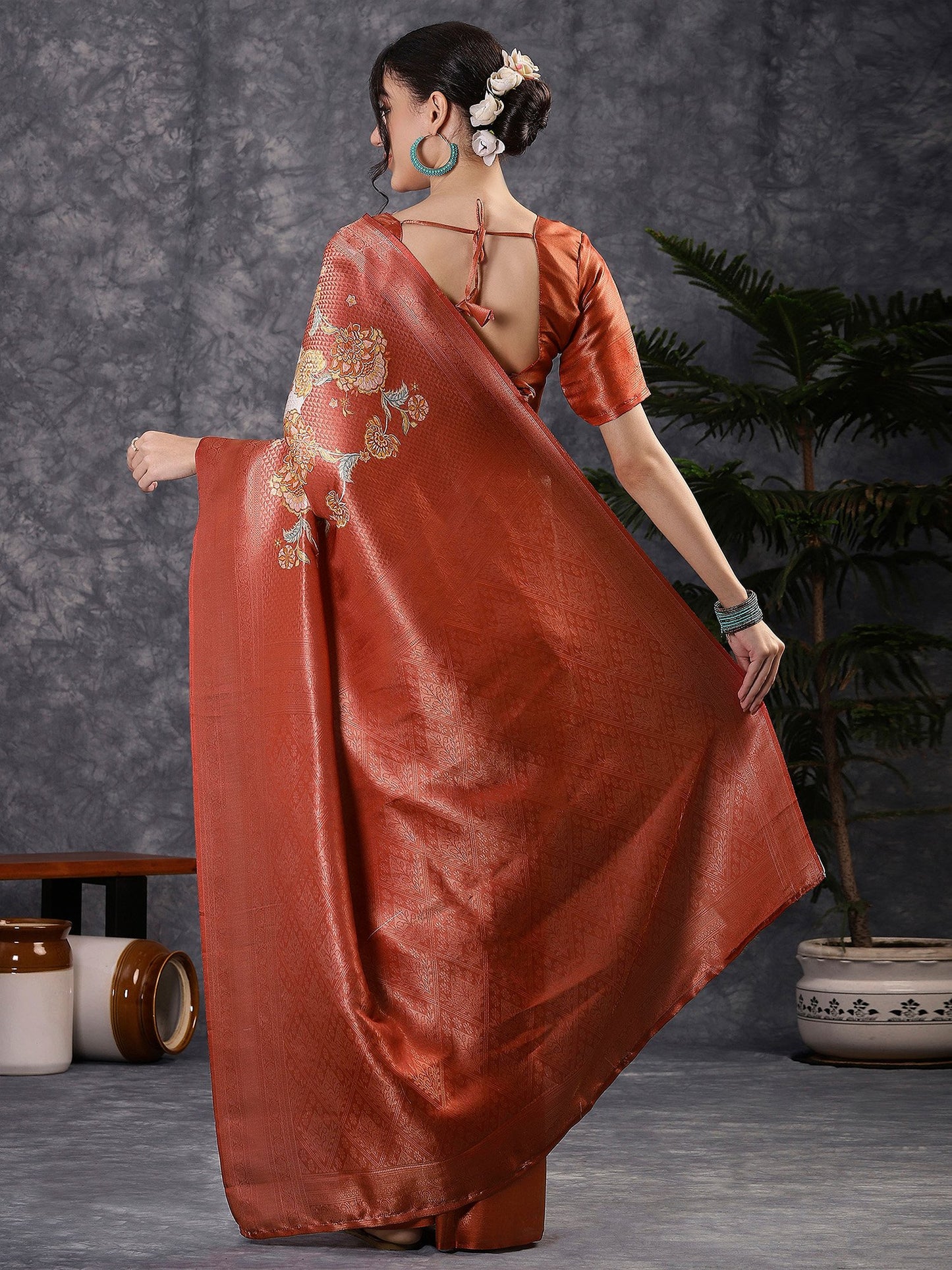 partywear designer saree for festive occasions