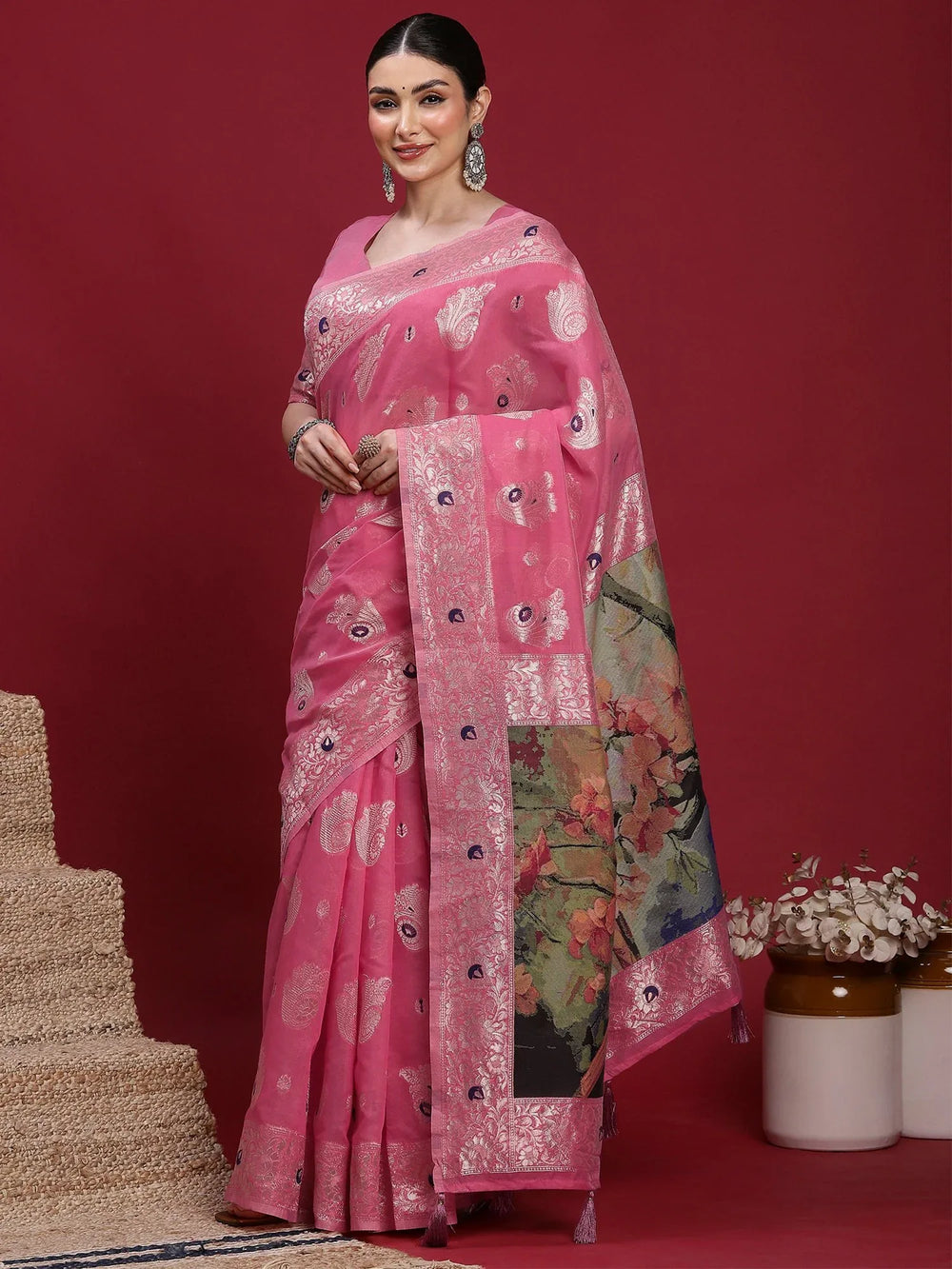 partywear designer saree for festive occasions