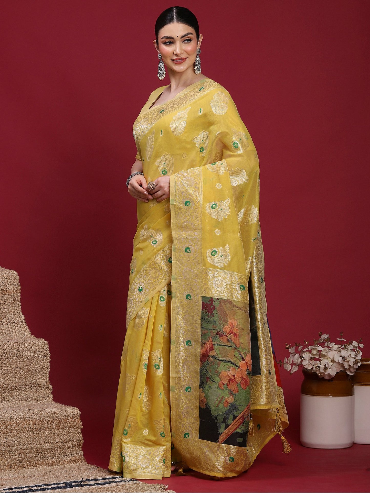 partywear designer saree for festive occasions