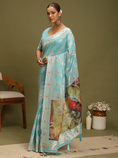 partywear designer saree for festive occasions