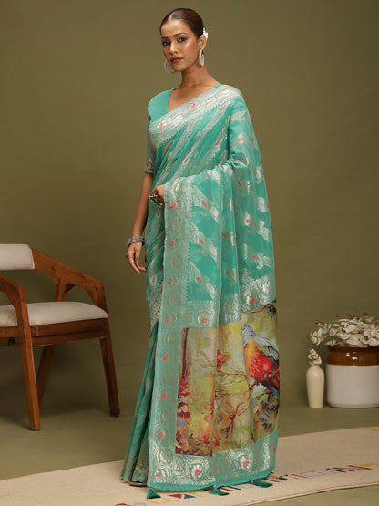partywear designer saree for festive occasions