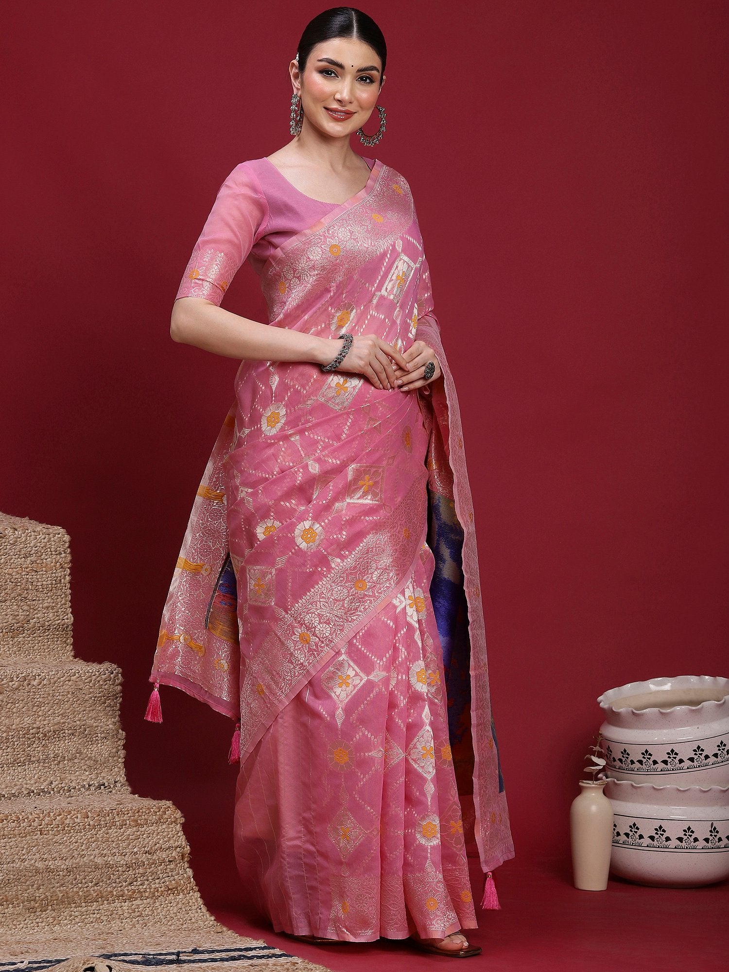 partywear designer saree for festive occasions
