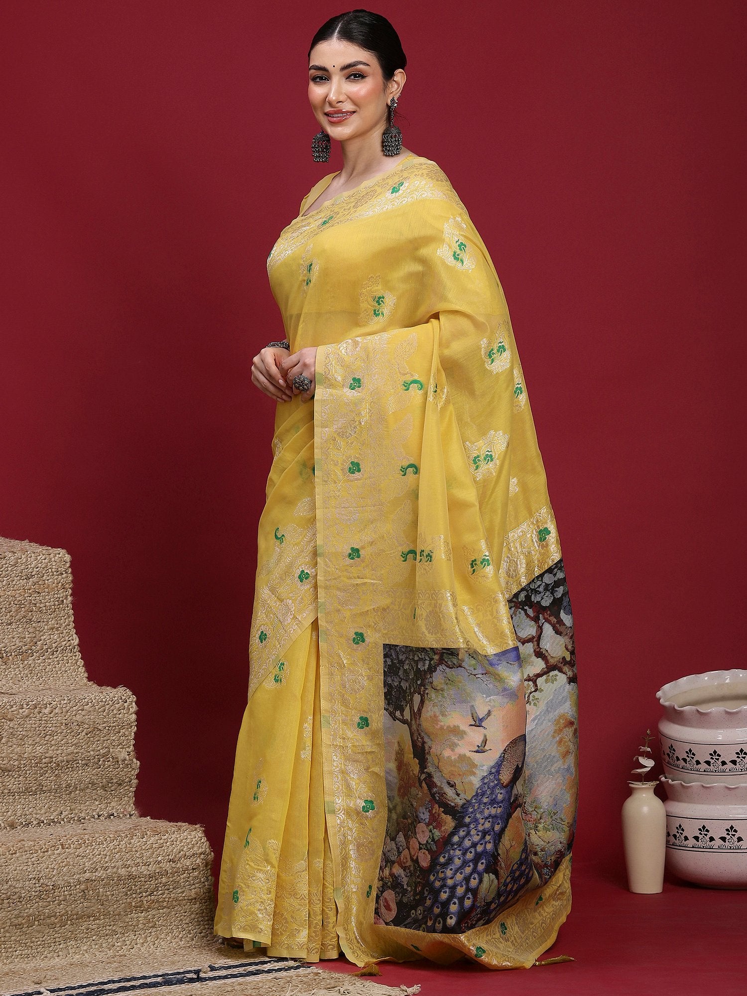 partywear designer saree for festive occasions