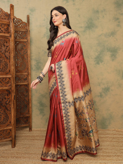 partywear designer saree for festive occasions