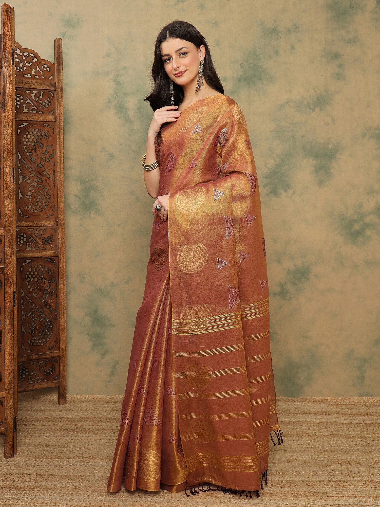partywear designer saree for festive occasions