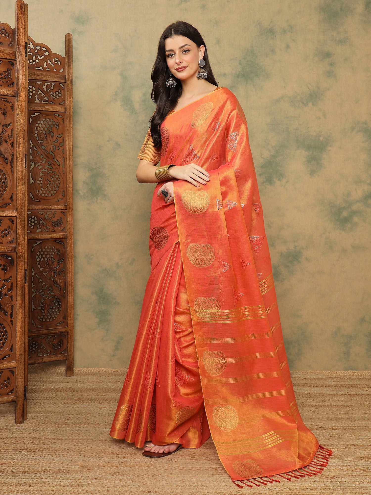 partywear designer saree for festive occasions