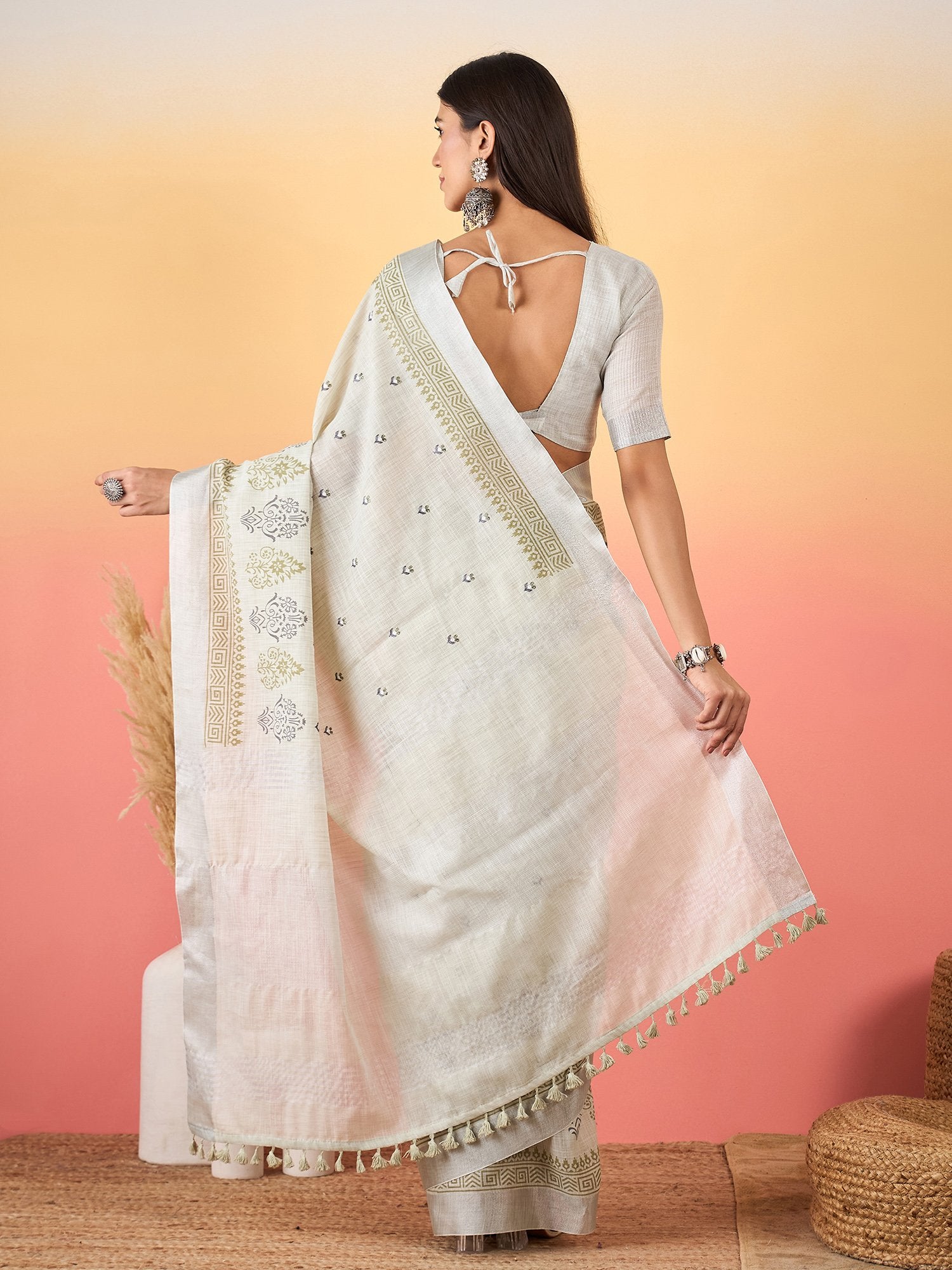 partywear designer saree for festive occasions