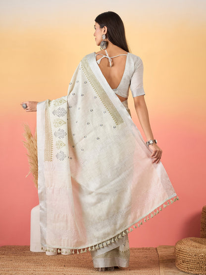 partywear designer saree for festive occasions