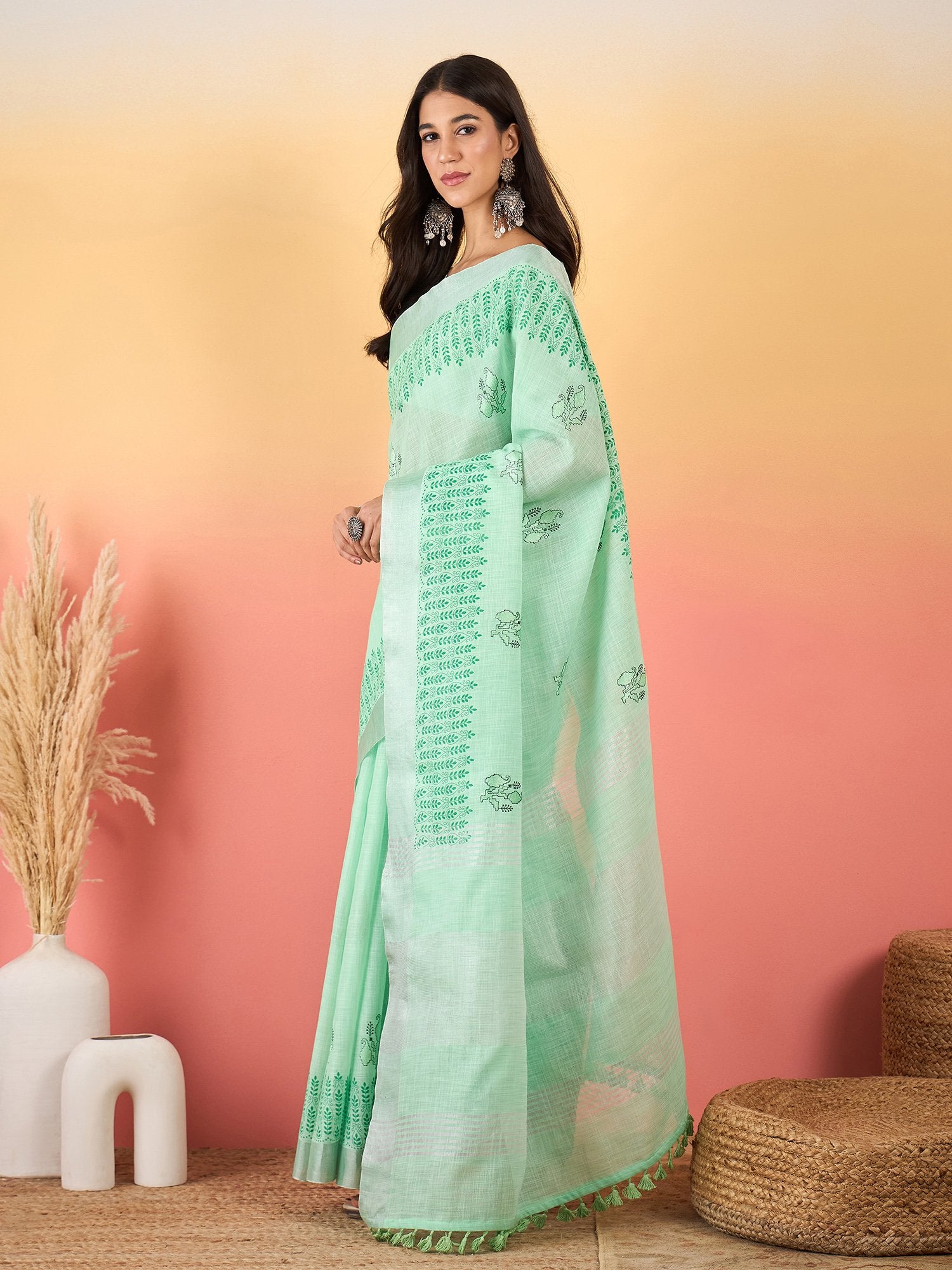 partywear designer saree for festive occasions