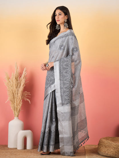 partywear designer saree for festive occasions