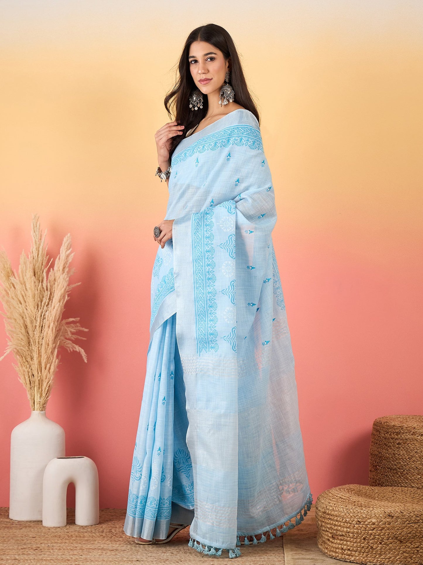 partywear designer saree for festive occasions