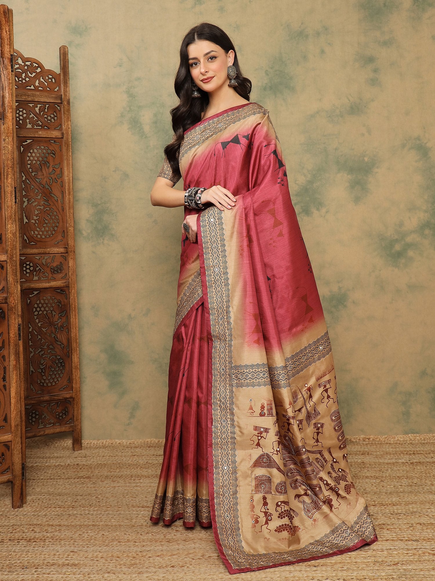 partywear designer saree for festive occasions
