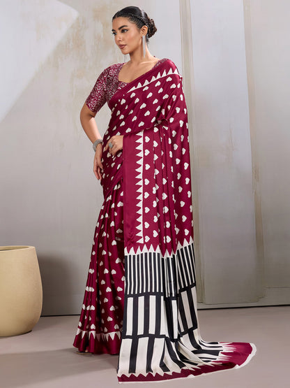 partywear designer saree for festive occasions