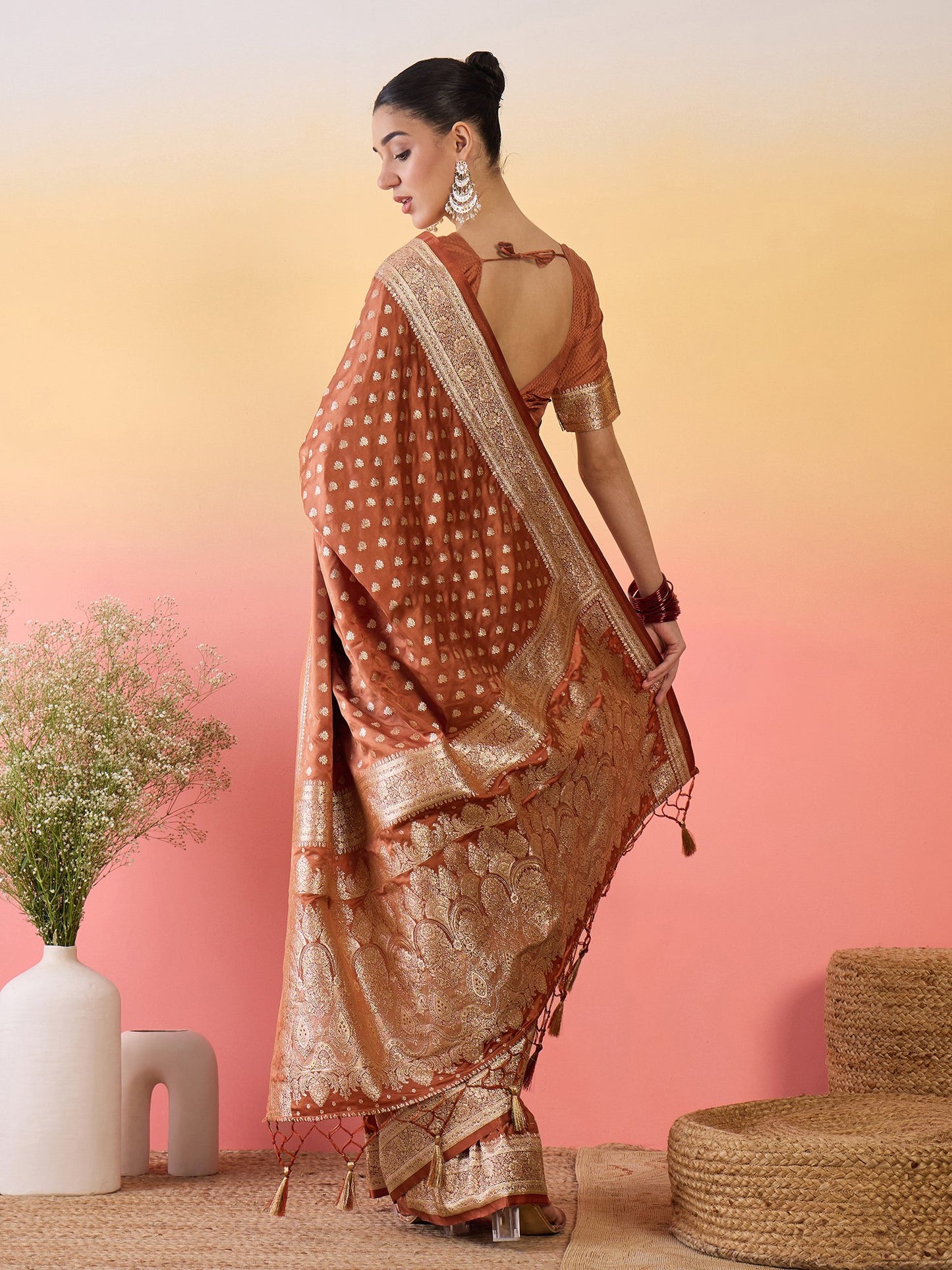 partywear designer saree for festive occasions