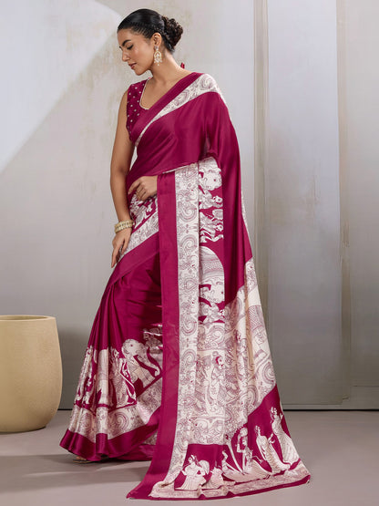 partywear designer saree for festive occasions