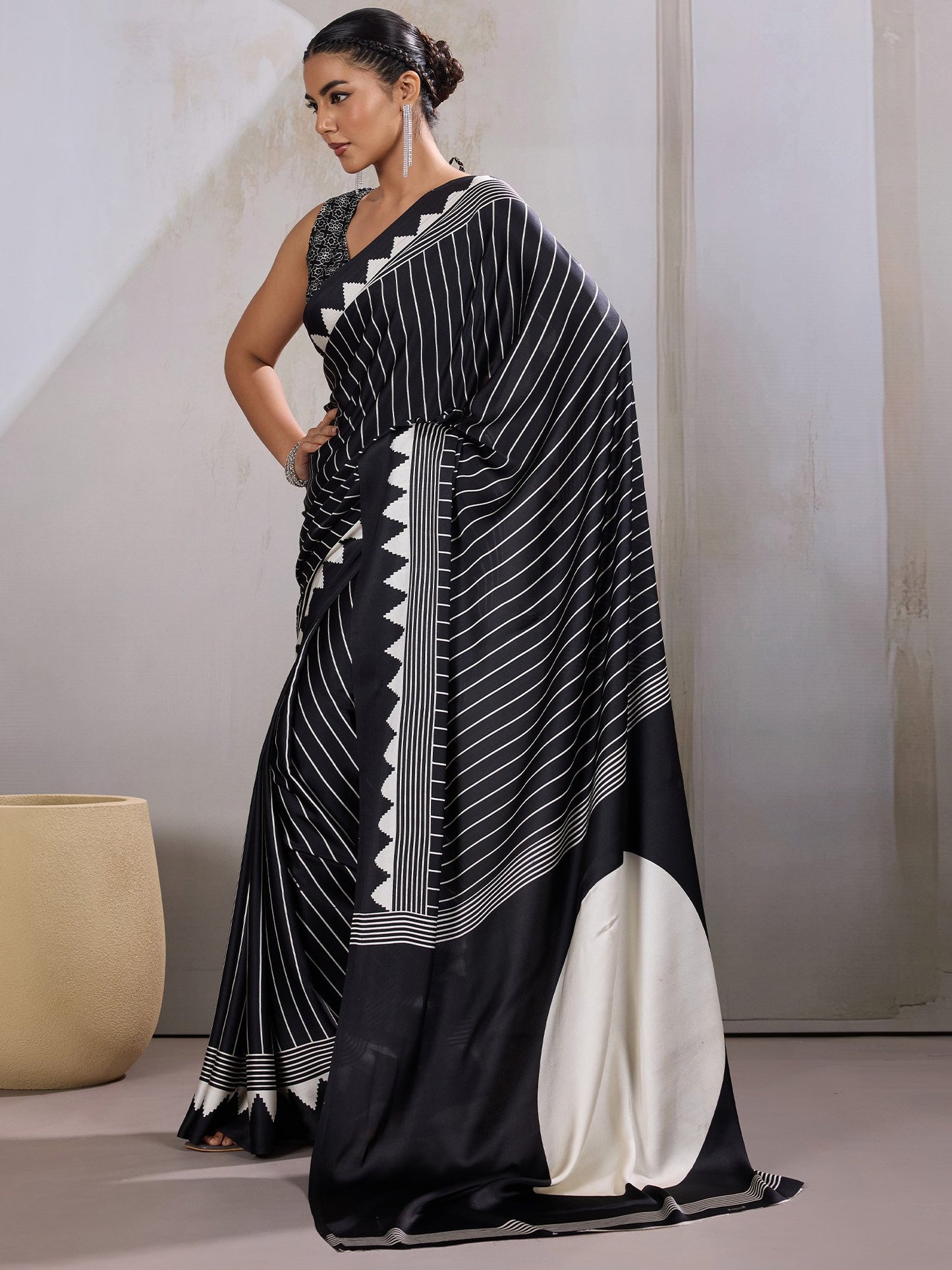 partywear designer saree for festive occasions