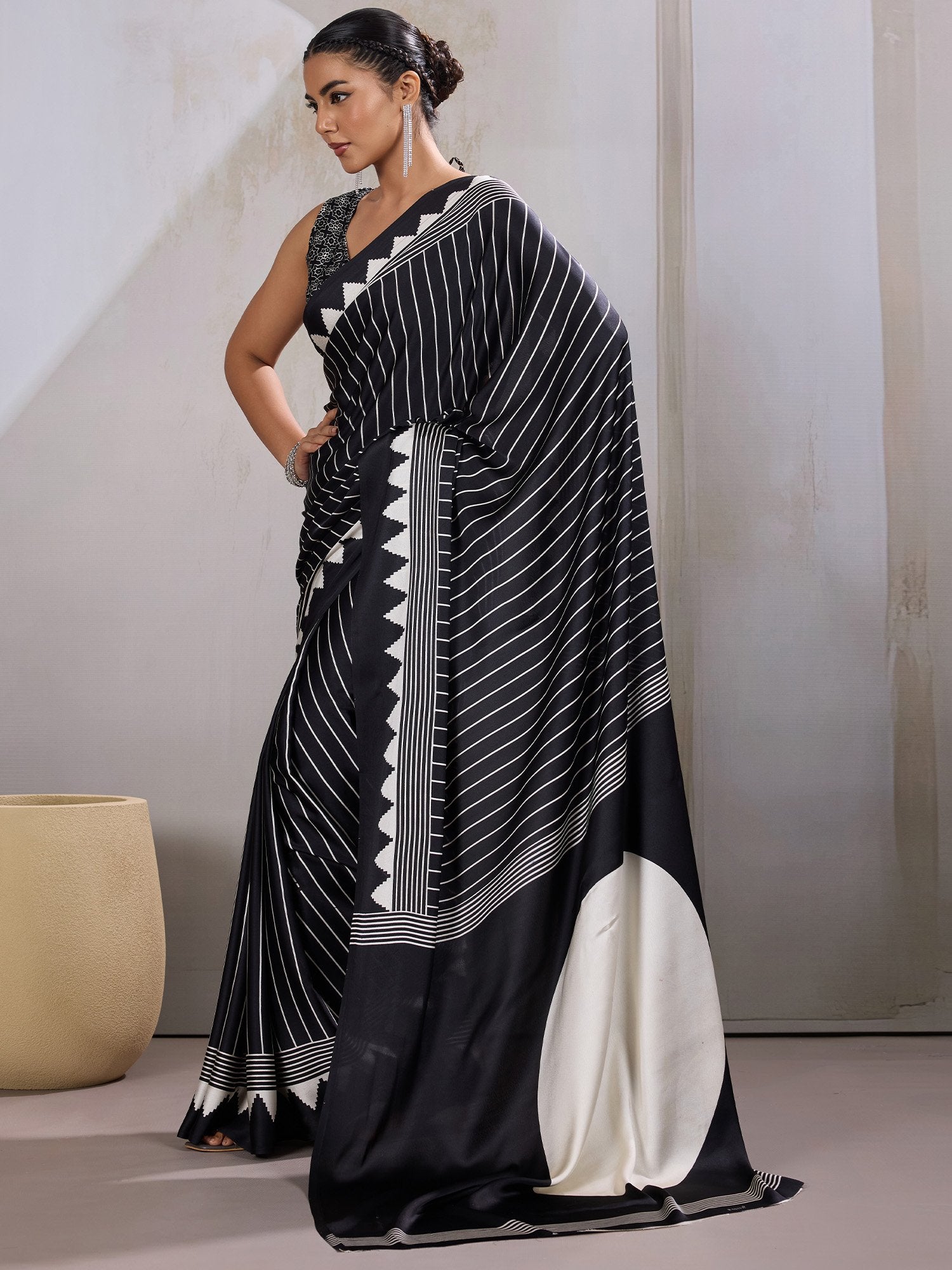partywear designer saree for festive occasions