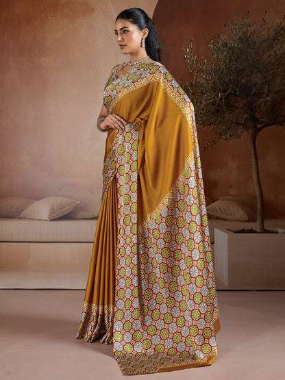 partywear designer saree for festive occasions
