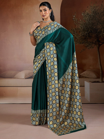 partywear designer saree for festive occasions