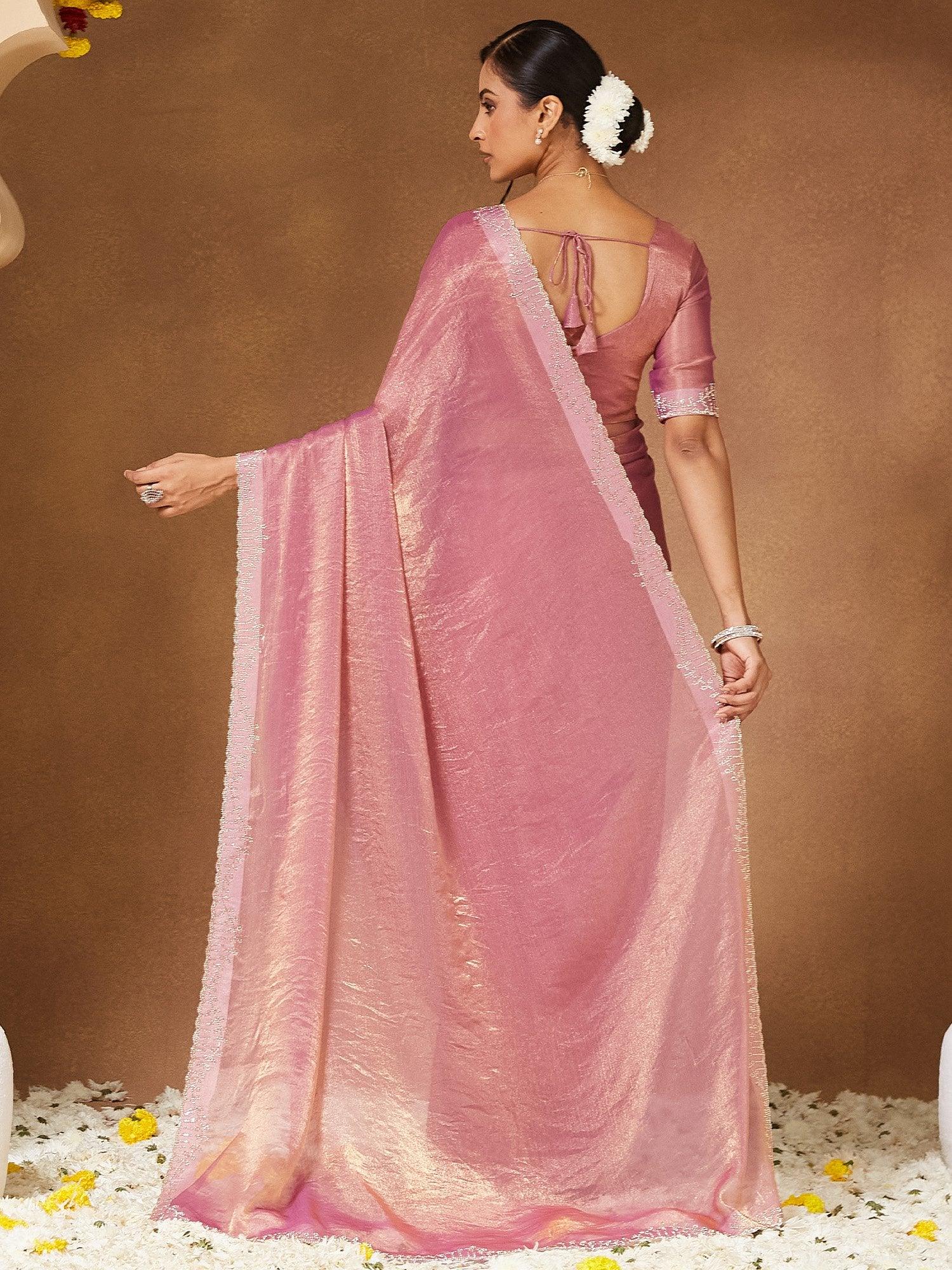 partywear designer saree for festive occasions