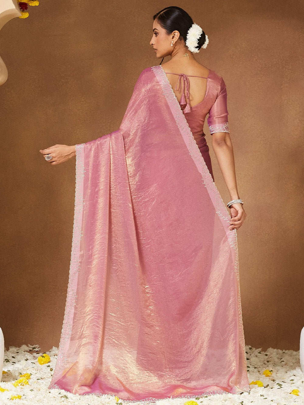 partywear designer saree for festive occasions