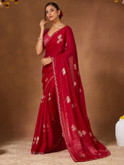 partywear designer saree for festive occasions