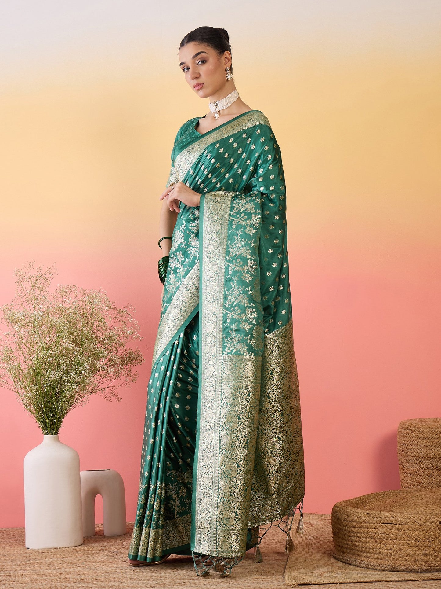 partywear designer saree for festive occasions