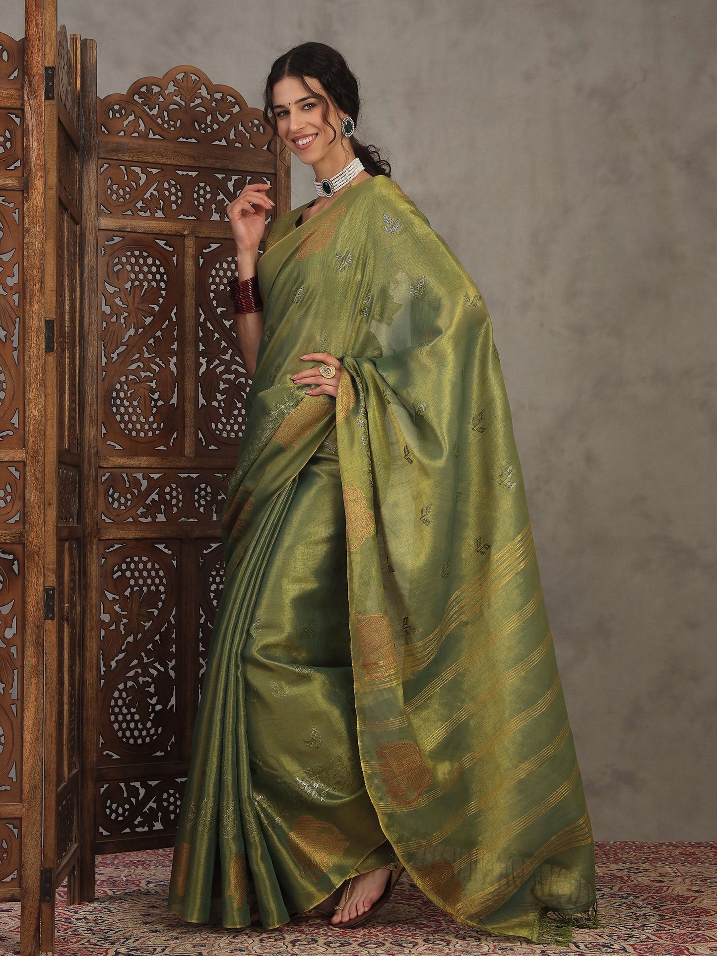 partywear designer saree for festive occasions