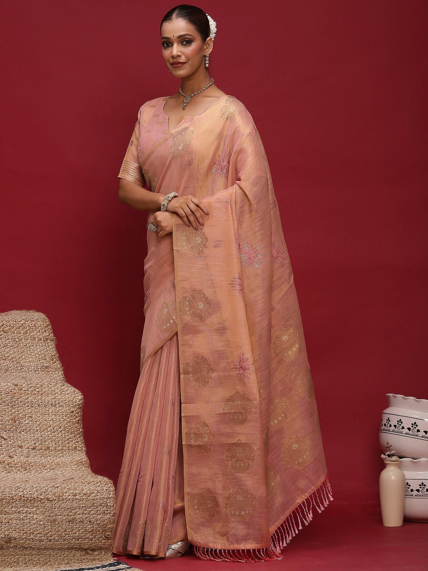 partywear designer saree for festive occasions