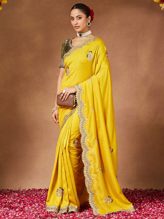 partywear designer saree for festive occasions