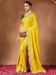 partywear designer saree for festive occasions