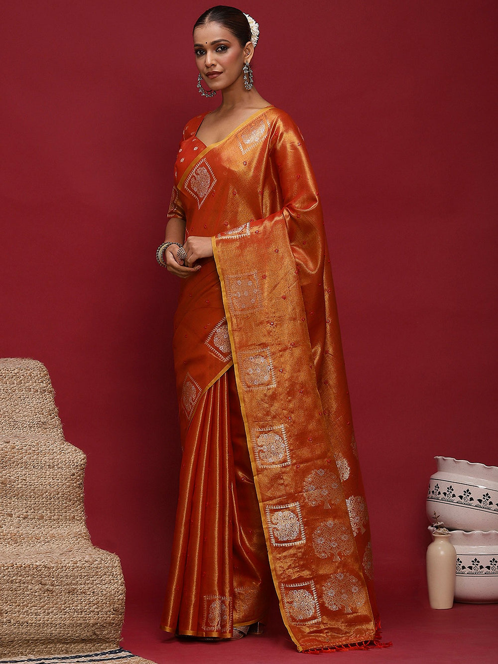 partywear designer saree for festive occasions