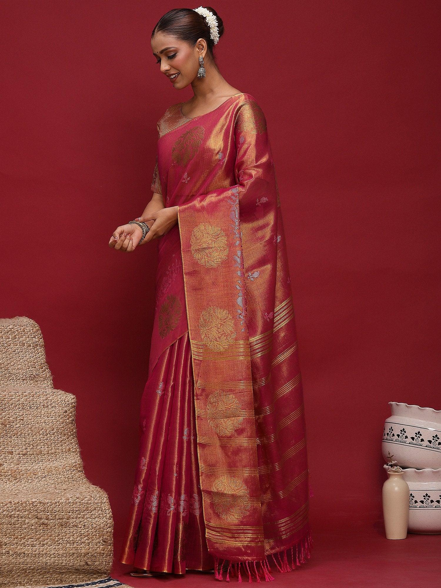 partywear designer saree for festive occasions