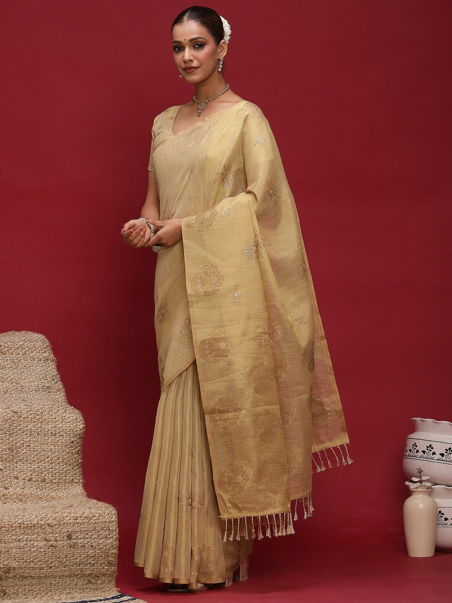 partywear designer saree for festive occasions