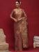 Purple Purple Banarasi Linen Woven Saree