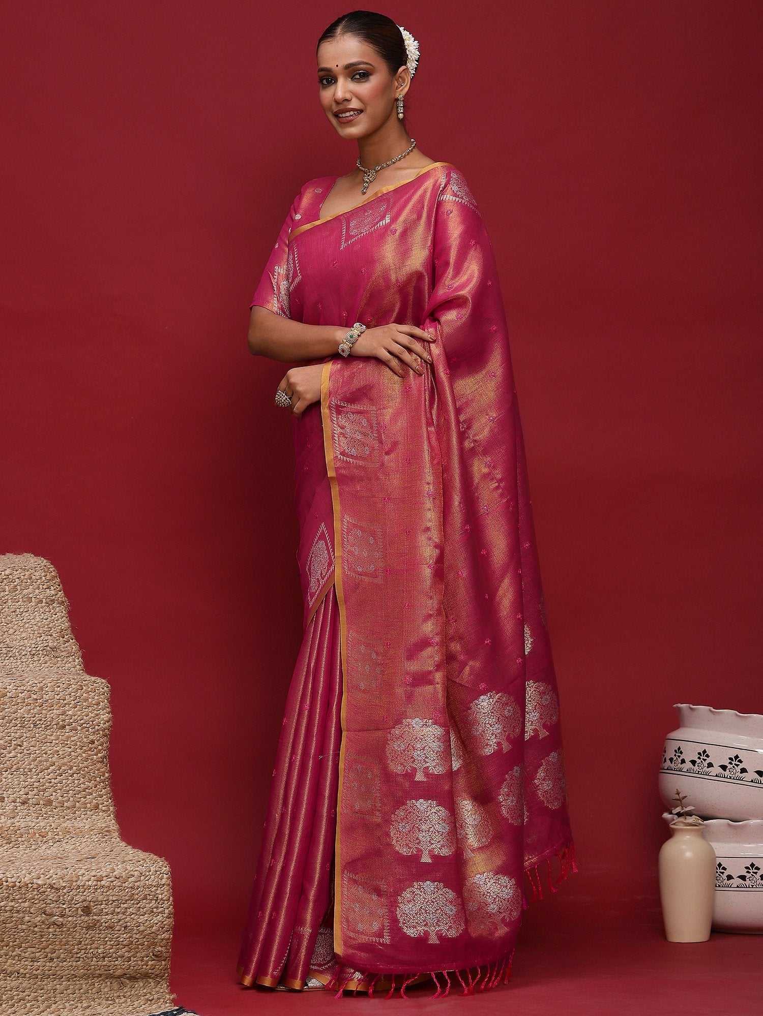 partywear designer saree for festive occasions