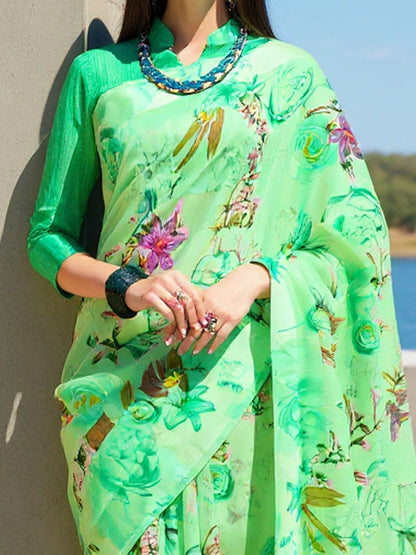 partywear designer saree for festive occasions