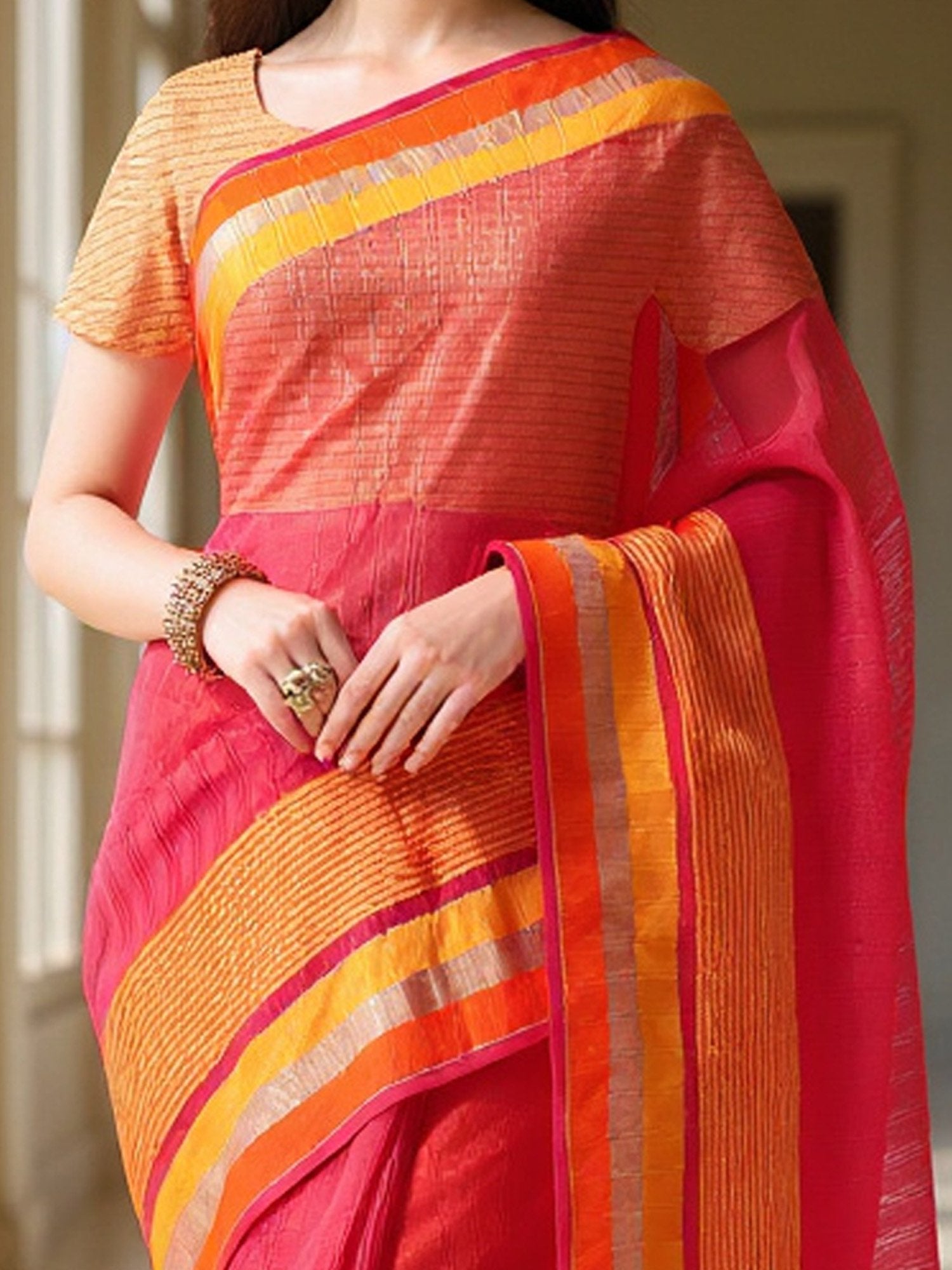 partywear designer saree for festive occasions
