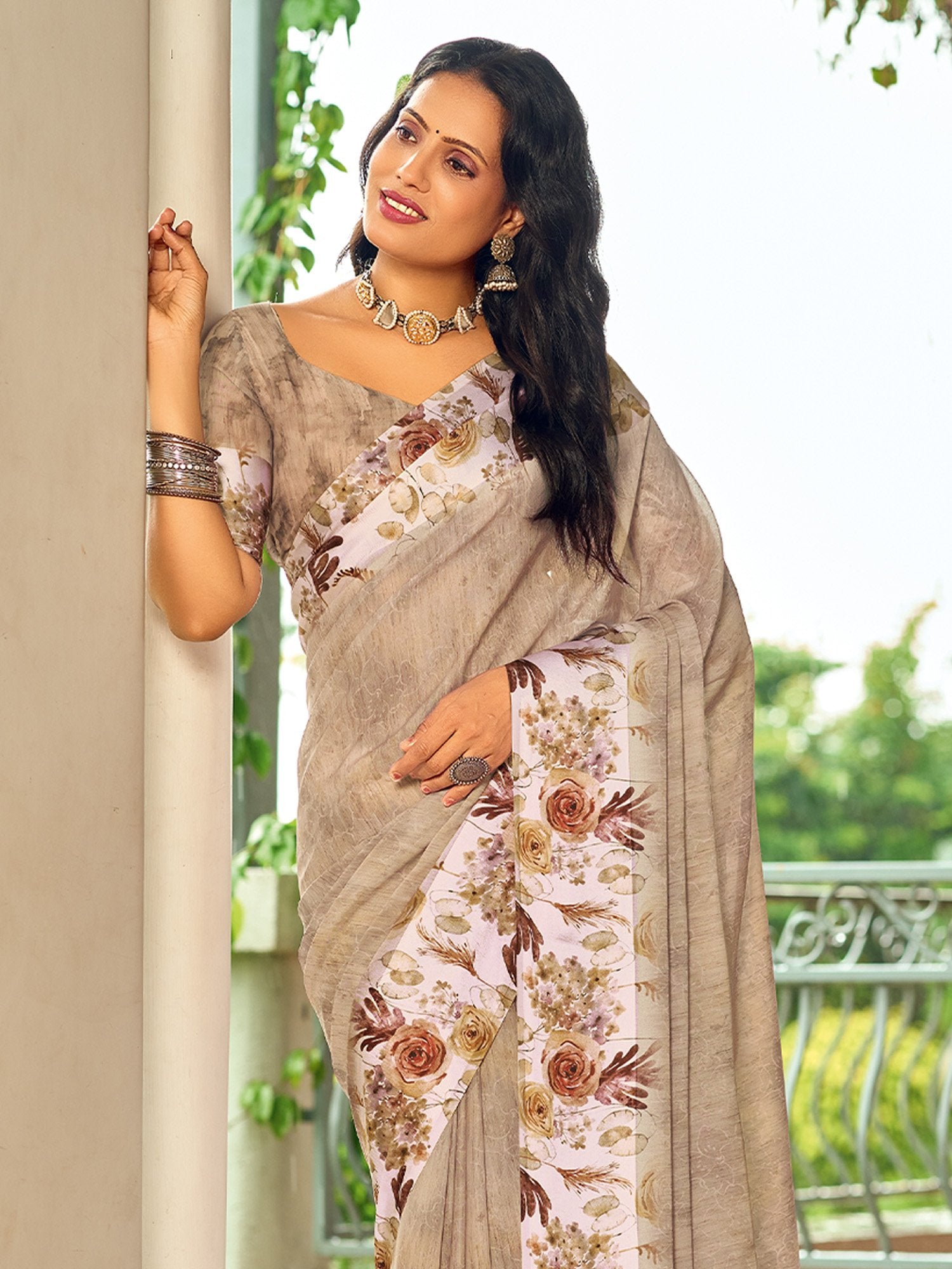 partywear designer saree for festive occasions