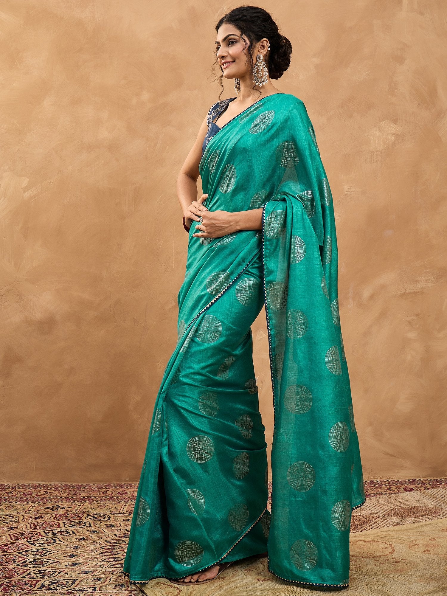 partywear designer saree for festive occasions