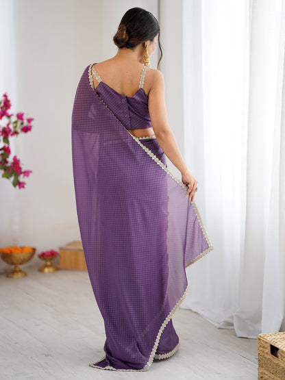 partywear designer saree for festive occasions
