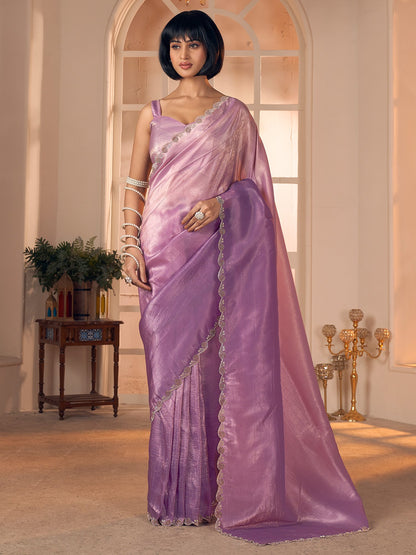 partywear designer saree for festive occasions