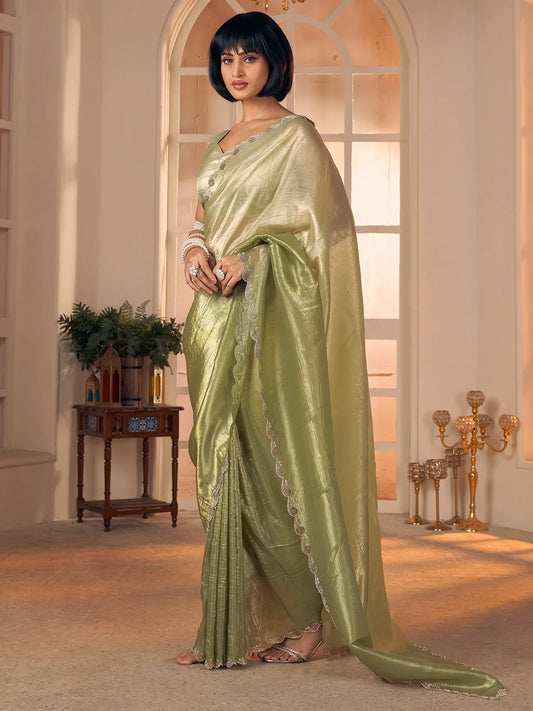 partywear designer saree for festive occasions