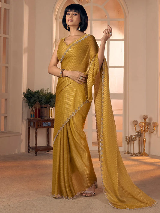 partywear designer saree for festive occasions