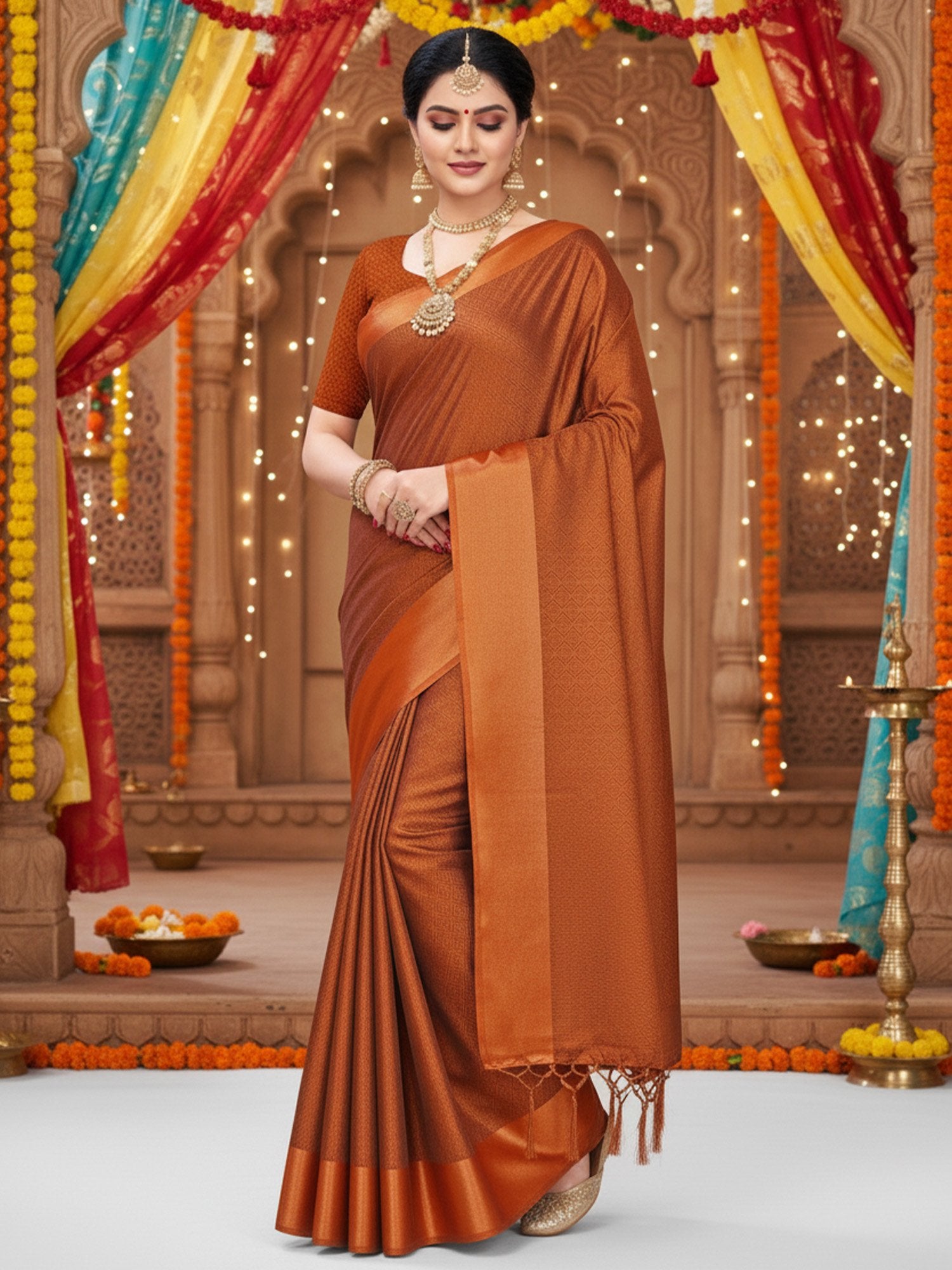 partywear designer saree for festive occasions