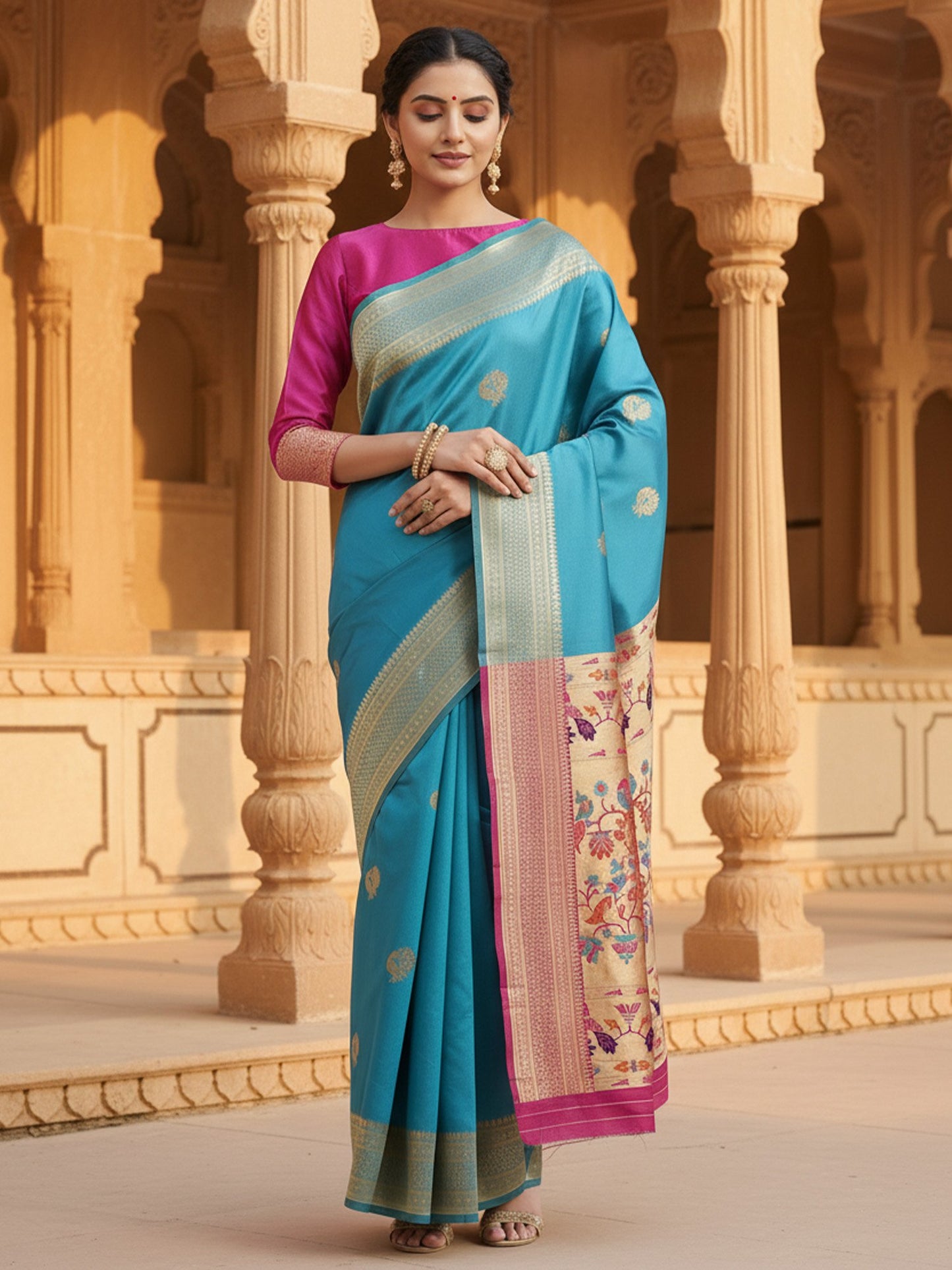 partywear designer saree for festive occasions