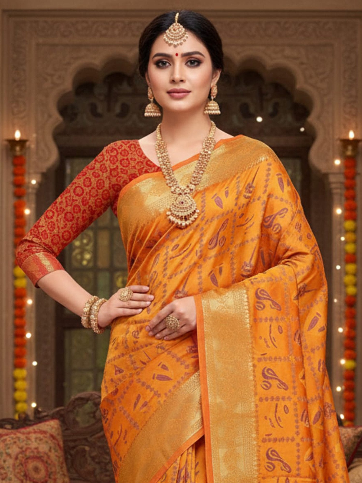 partywear designer saree for festive occasions