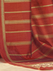 Black Tussar Bhagalpuri Silk Printed Saree